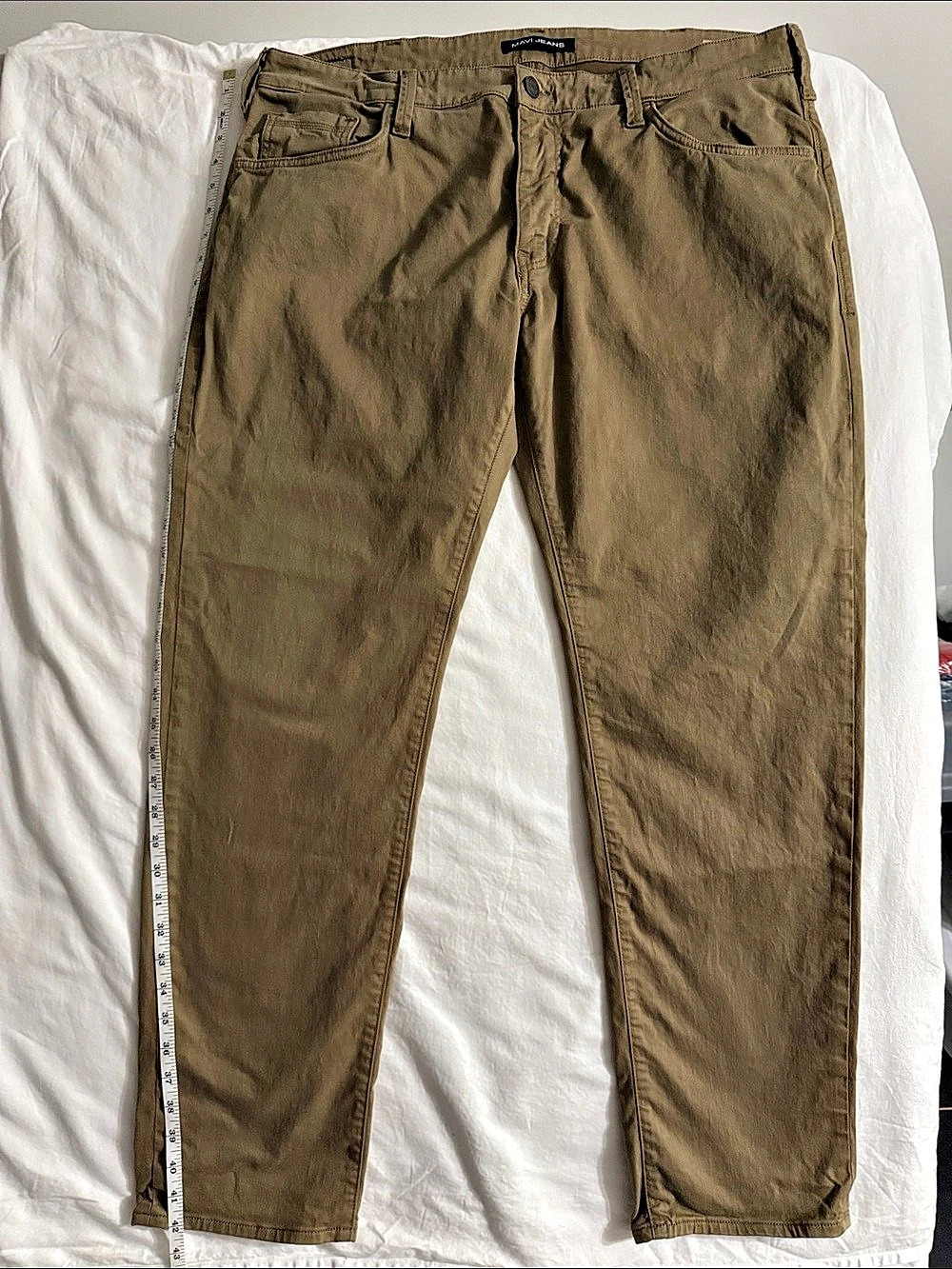 mavi Marcus Slim Straight Slim Straight Cotton Pants Brown Waist 38/32 Like New